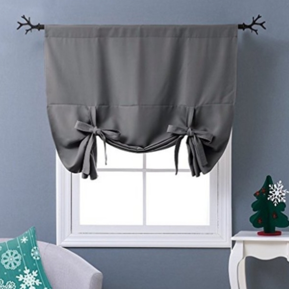 NWOT Tie up Curtains